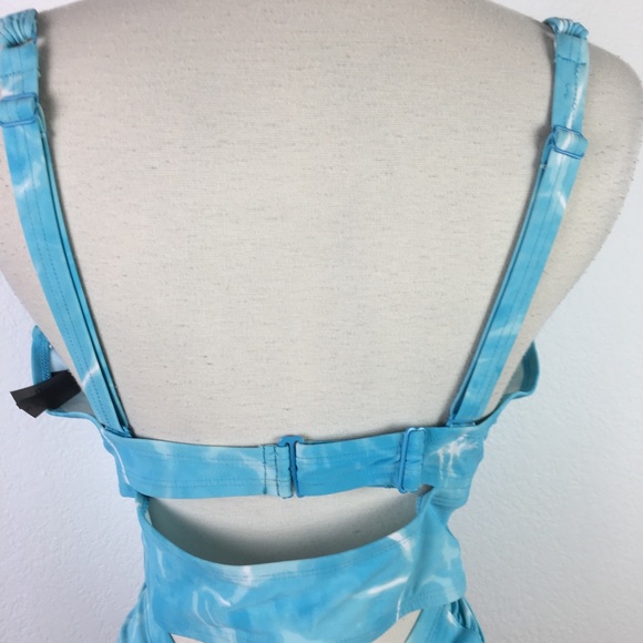 Torrid Light Blue Twist Front Ocean 2 Piece Swim - Picture 6 of 12